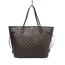 Load image into Gallery viewer, Louis Vuitton Neverfull Damier Ebene Canvas Shoulder Bag Brown
