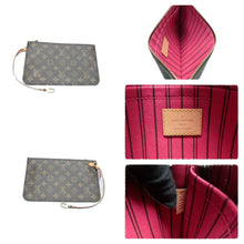 Load image into Gallery viewer, Louis Vuitton Neverfull MM Canvas Shoulder Bag Brown
