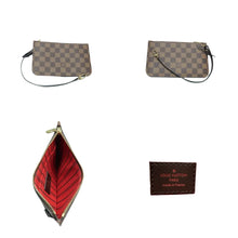 Load image into Gallery viewer, Louis Vuitton Neverfull PM Damier Ebene Canvas Shoulder Bag Brown
