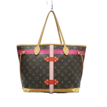 Load image into Gallery viewer, Louis Vuitton Neverfull MM Summer Trunks Monogram Canvas Shoulder Bag Brown
