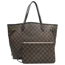 Load image into Gallery viewer, Louis Vuitton Neverfull MM Damier Ebene Shoulder Bag Brown
