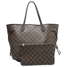 Load image into Gallery viewer, Louis Vuitton Neverfull MM Damier Ebene Shoulder Bag Brown
