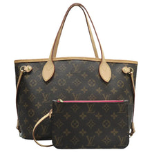 Load image into Gallery viewer, Louis Vuitton Neverfull MM Monogram Canvas Tote Bag Brown
