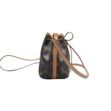 Load image into Gallery viewer, Louis Vuitton Monogram Nano Noe Monogram Canvas Crossbody Bag Brown
