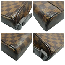 Load image into Gallery viewer, Louis Vuitton Olav Damier Ebene Canvas Shoulder Bag Brown
