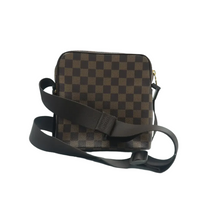 Load image into Gallery viewer, Louis Vuitton Olav Damier Ebene Canvas Shoulder Bag Brown
