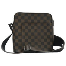 Load image into Gallery viewer, Louis Vuitton Olav Damier Ebene Canvas Shoulder Bag Brown
