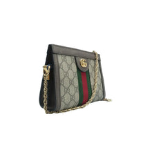 Load image into Gallery viewer, GUCCI Ophidia Chain Canvas Leather Crossbody Bag Brown
