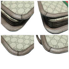 Load image into Gallery viewer, GUCCI Ophidia Compartment Messenger Canvas Shoulder Bag Brown
