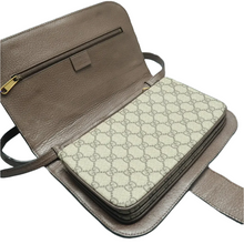 Load image into Gallery viewer, GUCCI Ophidia Compartment Messenger Canvas Shoulder Bag Brown
