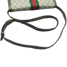 Load image into Gallery viewer, GUCCI Ophidia Compartment Messenger Canvas Shoulder Bag Brown
