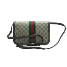 Load image into Gallery viewer, GUCCI Ophidia Compartment Messenger Canvas Shoulder Bag Brown
