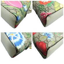 Load image into Gallery viewer, GUCCI Ophidia Dome Flora Canvas Shoulder Bag Brown
