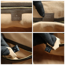 Load image into Gallery viewer, GUCCI Ophidia Dome Top Handle Canvas Satchel Bag Brown
