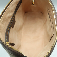 Load image into Gallery viewer, GUCCI Ophidia Dome Top Handle Canvas Satchel Bag Brown
