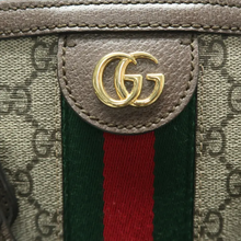 Load image into Gallery viewer, GUCCI Ophidia Dome Top Handle Canvas Satchel Bag Brown
