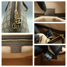 Load image into Gallery viewer, Gucci Ophidia Dome Top Handle Canvas Satchel Bag Brown
