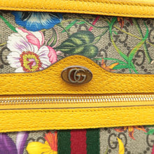 Load image into Gallery viewer, GUCCI Ophidia Floral GG Canvas Zip Clutch Multicolour
