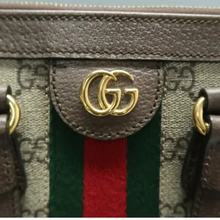 Load image into Gallery viewer, GUCCI Ophidia Canvas Satchel Bag Brown
