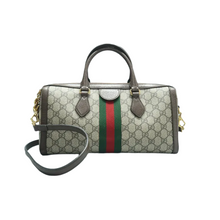 Load image into Gallery viewer, GUCCI Ophidia Canvas Satchel Bag Brown
