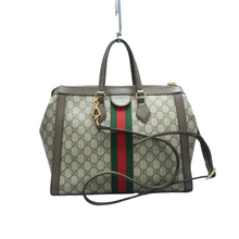 Load image into Gallery viewer, GUCCI Ophidia Canvas Satchel Bag Brown
