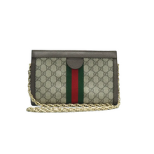Load image into Gallery viewer, GUCCI Ophidia Canvas Shoulder Bag Brown
