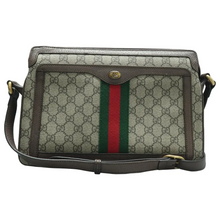 Load image into Gallery viewer, GUCCI Ophidia Canvas Shoulder Bag Brown
