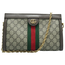 Load image into Gallery viewer, GUCCI Ophidia Canvas Shoulder Bag Brown
