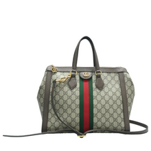 Load image into Gallery viewer, GUCCI Ophidia Canvas Satchel Bag Brown
