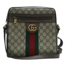 Load image into Gallery viewer, GUCCI Ophidia Canvas Shoulder Bag Brown
