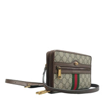 Load image into Gallery viewer, Gucci Ophidia GG Supreme Monogram Shoulder Bag Brown
