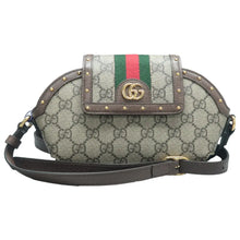 Load image into Gallery viewer, Gucci Ophidia Canvas Crossbody Bag Brown
