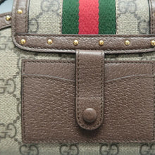 Load image into Gallery viewer, Gucci Ophidia Canvas Crossbody Bag Brown
