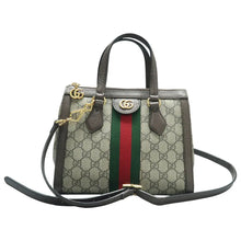 Load image into Gallery viewer, Gucci Ophidia Medium GG Supreme Tote Shoulder Bag Beige
