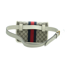 Load image into Gallery viewer, Gucci Web Small Ophidia GG Supreme Monogram  Belt Bag white
