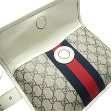 Load image into Gallery viewer, Gucci Web Small Ophidia GG Supreme Monogram  Belt Bag white
