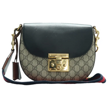 Load image into Gallery viewer, GUCCI Padlock Canvas Shoulder Bag Brown
