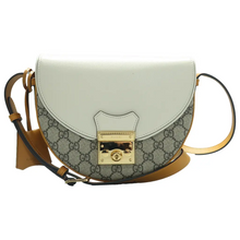 Load image into Gallery viewer, GUCCI Padlock Canvas Shoulder Bag Brown
