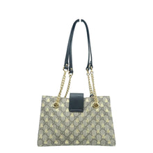 Load image into Gallery viewer, Gucci Padlock GG Canvas Shoulder Bag Black
