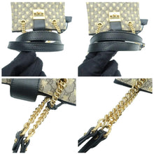 Load image into Gallery viewer, Gucci Padlock GG Canvas Shoulder Bag Black
