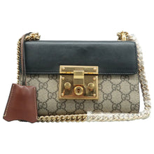 Load image into Gallery viewer, Gucci Padlock Medium Leather Chain Shoulder Bag Brown
