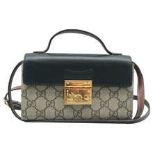 Load image into Gallery viewer, Gucci Padlock Leather Chain Satchel Bag Brown
