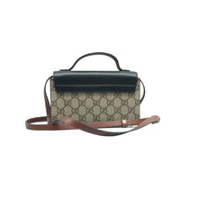 Load image into Gallery viewer, Gucci Padlock Leather Chain Satchel Bag Brown
