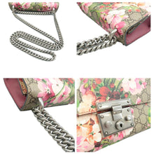 Load image into Gallery viewer, Gucci Blooms Small Padlock GG Supreme Monogram Shoulder Bag Beige Multicolor Dry Rose
