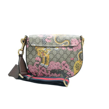 Load image into Gallery viewer, Gucci Padlock Bengal Canvas Shoulder Bag Brown
