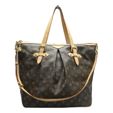 Load image into Gallery viewer, Louis Vuitton Palermo Monogram Canvas Satchel Bag Brown
