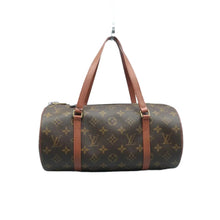 Load image into Gallery viewer, LOUIS VUITTON Papillon Monogram Canvas Shoulder Bag Brown
