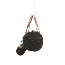 Load image into Gallery viewer, Louis Vuitton Papillon 30 with Companion Monogram Shoulder Bag Brown
