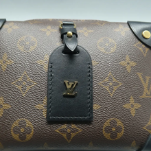 Load image into Gallery viewer, Louis Vuitton Petit Malle Souple Monogram Canvas Satchel Bag Brown
