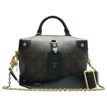 Load image into Gallery viewer, Louis Vuitton Petit Malle Souple Monogram Canvas Satchel Bag Brown
